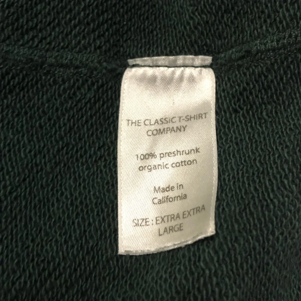 The Classic T-Shirt Company French Terry Short Sleeve Box Tee Sweatshirt XXL - Picture 11 of 11